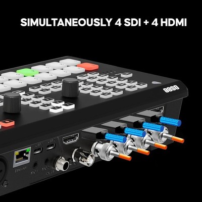Osee GoStream Duet 8 ISO 8 Channels Video Switcher 4K-HDMI SDI