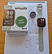 Amazfit BIP 6, Farbe Stone - Top Zustand + Re...