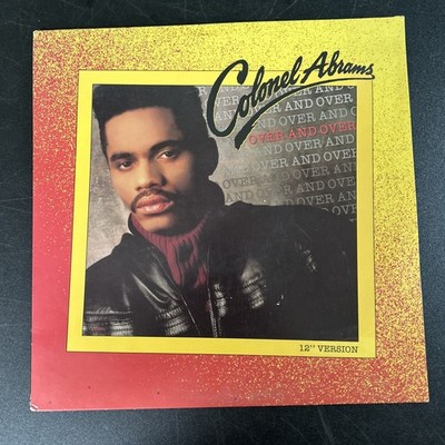 1986 COLONEL ABRAMS Over And Over 12  Single MCA 23636 Electronic Funk Soul