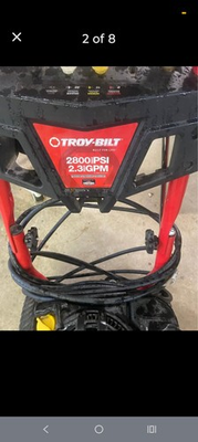 #ad Troy Bilt 2800 PSI 2.3 GPM Gas Cold Water Pressure Washer w Hose amp; Gun $250.00