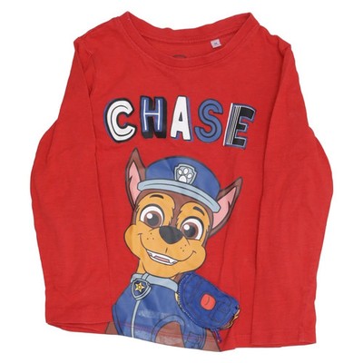 Nickelodeon, Langarmshirt, Größe: 98, Rot, Baumwolle, Print #P6E