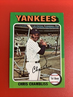 1975 Topps #585 Chris Chambliss Yankees NM/MT