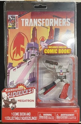 Transformers: Squeezelings Sidekicks  Megatron Comic Book Included NIP