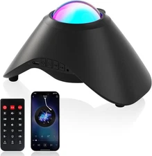Galaxy Projector,Northern Light Aurora Star Projector with Black 