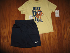 Nike 2 Piece T-Shirt  Shorts Outfit Set Boys Size 6/ 7 NWT
