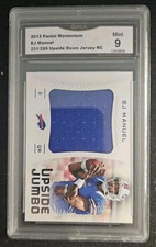 2013 Panini Momentum - Upside Jumbo Relics EJ Manuel #2 /299 (MEM, RC) GMA 9