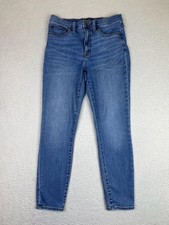 J.Crew 10" High-Rise Skinny Jeans Womens 28 Blue Medium Wash High Rise Stretch