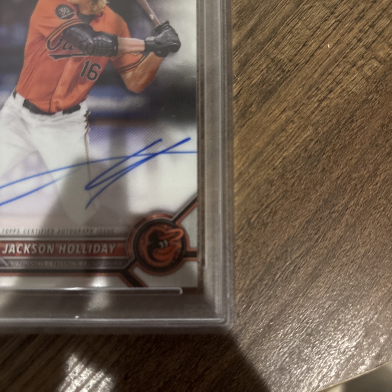 Bowman 2022 Draft 1st bowman Auto Jackson Holliday Baltimore Orioles PSA 9 view 4