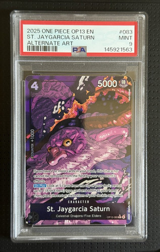 St. Jaygarcia Saturn (Alternate Art) graded PSA 9 for sale on eBay