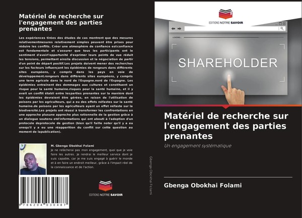 MatéRiel De Recherche Sur L'engagement Des Parties Prenantes Folami Taschenbuch-image