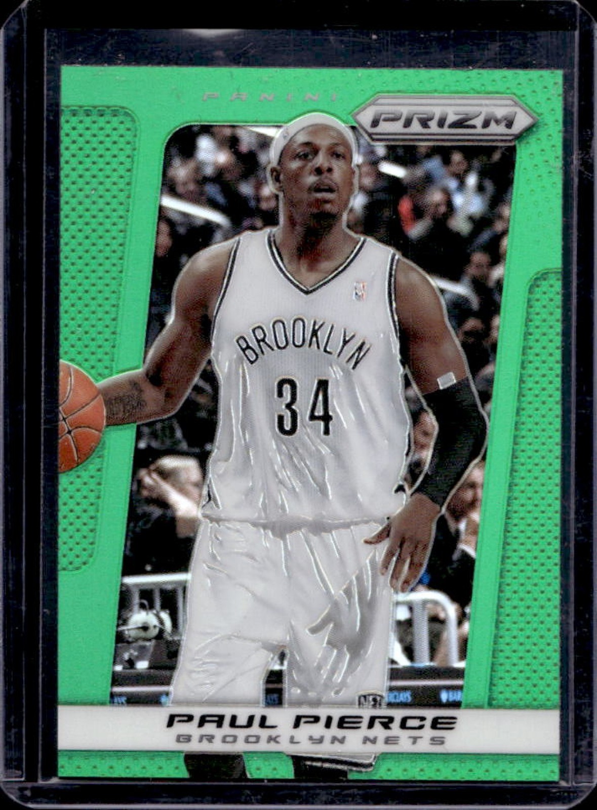 2013-14 Prizm Paul Pierce Prizms Green #55 Nets