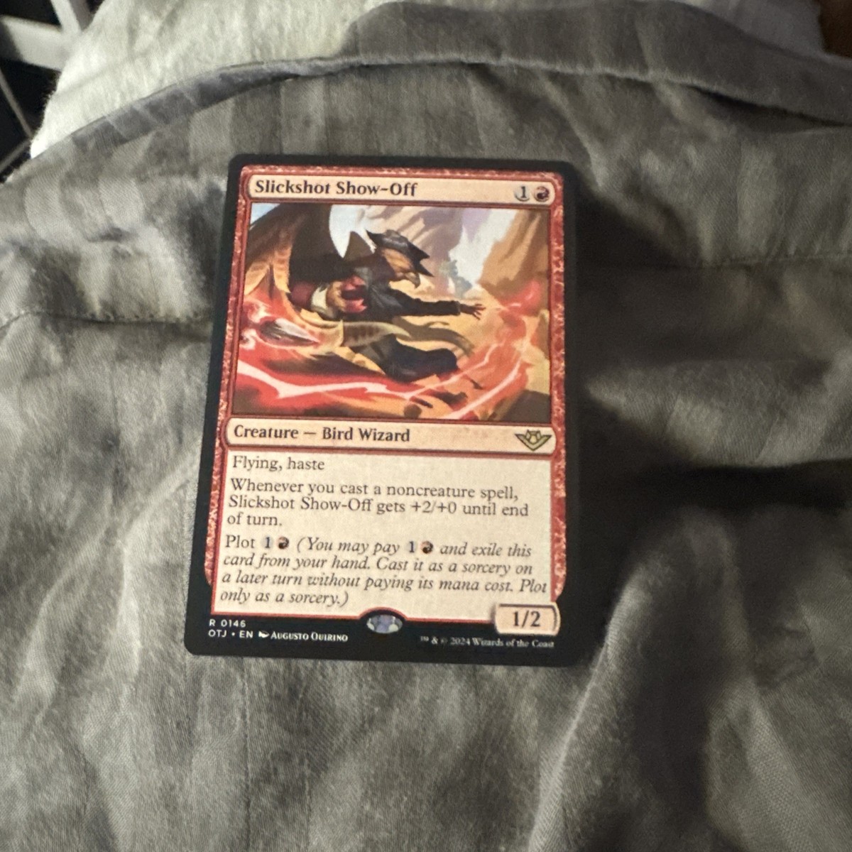 MTG P 0043 Slickshot Show-Off プロモ送料無料 Slickshot Show-Off | Outlaws of Thunder Junction | Star City