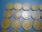 50 coins) LOT#11 NICE mixed 1900's Indian head penny 1C cents NO RESERVE AUCTION — photo 2