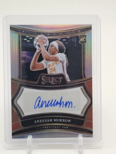 ANEESAH MORROW 2025-26 SELECT WNBA ROOKIE SILVER PRIZM AUTO #SG-AM SUN Q5908
