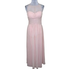 David Tutera Gather & Gown Dress 10 Pink Chiffon Special Occasion Wedding Event