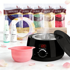 Wax Warmer Heater Pot Machine Waxing Hair Removal With Beans Depilatory Paraffin