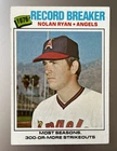 1977 Topps #234 Nolan Ryan Record Breaker HOF Angels Vintage MLB Card
