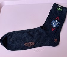 Vintage NOS Dark Blue socks 1940 s Fine Quality Hosiery Size 11.5
