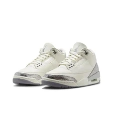 Nike AIr Jordan 3 Retro Sail Cement Grey (Women's) CK9246-100 New