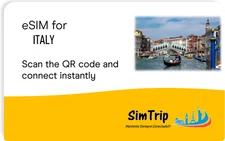 eSim Virtual SimCard Internet Italy
