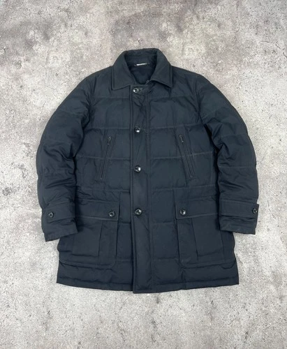 Ermenegildo Zegna Goose Down Jacket Navy Men's size 50 video thumbnail