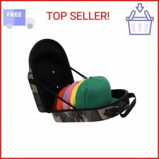 Lids Hat Travel Case Baseball Cap Carrier for 6 Hats, Durable Camo Exterior wi