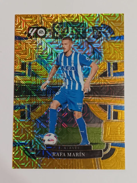 2023-24 Panini Select La Liga /10 Rafa Marin GOLD Mojo Rookie RC #21 Alaves