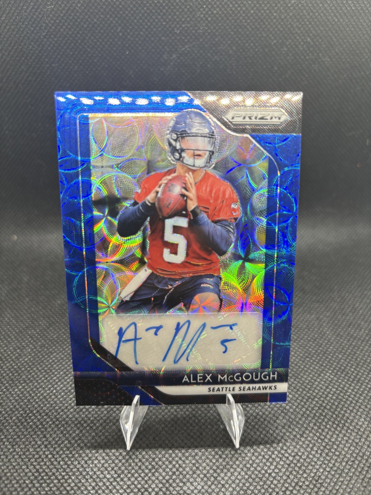 Alex McGough Panini Prizm Rookie Autographs #AMG Blue Scope