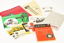 Lot of Vintage Leica Accessory Instruction Manuals Visoflex Meter MC MR V21