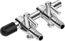 AQUANEAT Aquarium Air pump Splitter,Fish Tank Valve, Metal X-Small 