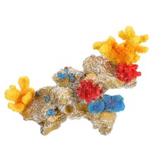 Barriera Artificiale per Acquario Pesci Serbatoio Paesaggio Decorazione Vulcano