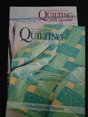 Lot of 2 American Patchwork & Quilting   2006 And 2007 Instructions/Patterns