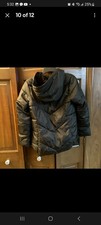 Swiss Tech Black SW Puffer Jacket, Size XL 14-16 NWOT