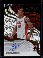 2024-25 Panini Revolution Keshad Johnson Signatures Rookie RC Auto #RS-DJA Heat