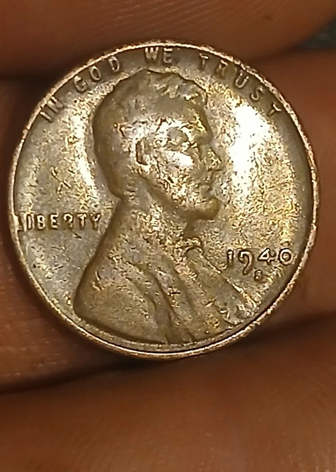 ¡¡Error raro!! Centavo Lincoln 1940 S sobre D... y L en la llanta... Foto 2 de 4