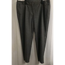 WORTHINGTON Women's Sz 22 Grey Modern Fit Straight Trouser Leg Pants EXCELLENT