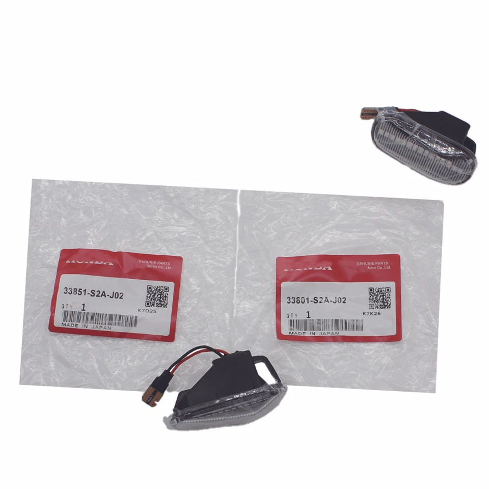 For Honda S2000 CR NEW 33801-S2A-J02 OEM 1 SET Clear Side Marker Lights S2K - Imagem 2 de 4