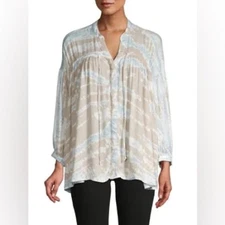 $132 Young Fabulous & Broke Tie Dye Blouse