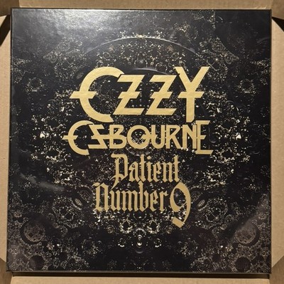 Ozzy Osbourne Patient Number 9 Super Deluxe 2LP Box Set Comic,Slipmat, Poster