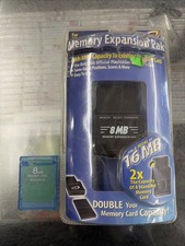 BLUE SONY Playstation Official 8MB Magic Gate Memory Card 16mb New