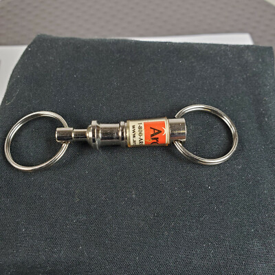 Vintage advertising keyring - Can be separated into two rings - ARCH - 3 1/2 in.
