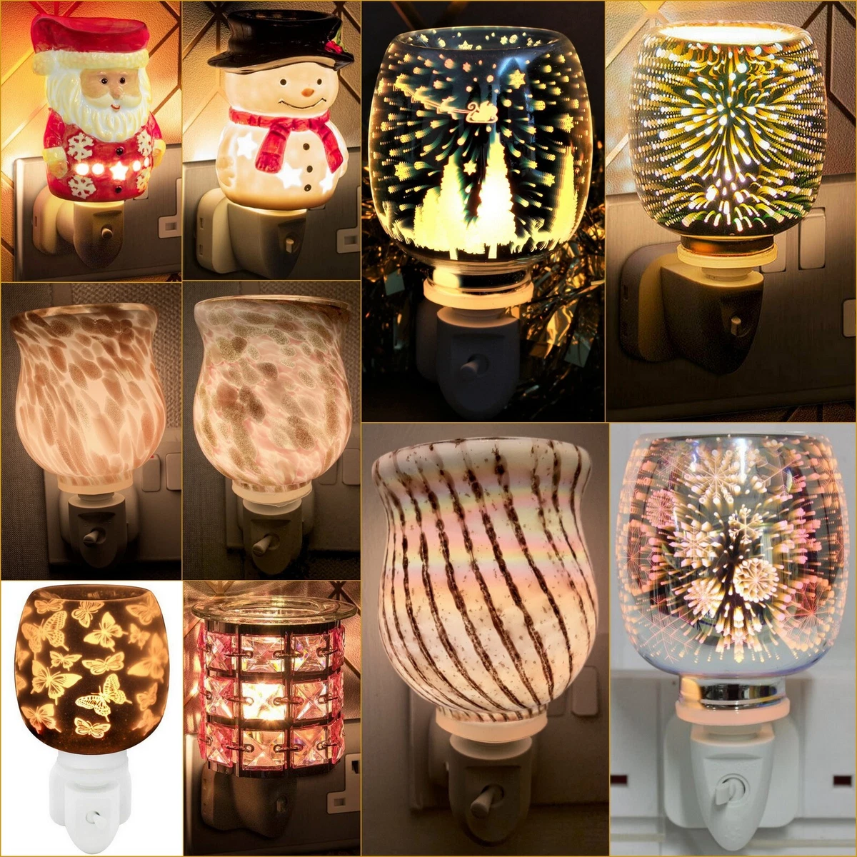 Wax melt plug in lamp outlet