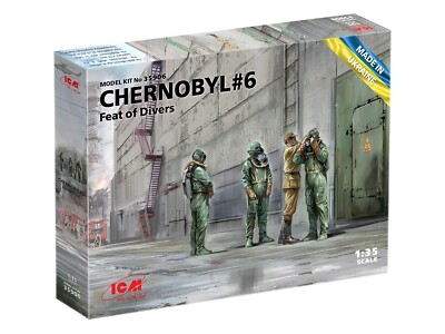 ICM 35906 Chernobyl #6 Feat of Divers (3 figures) 1/35