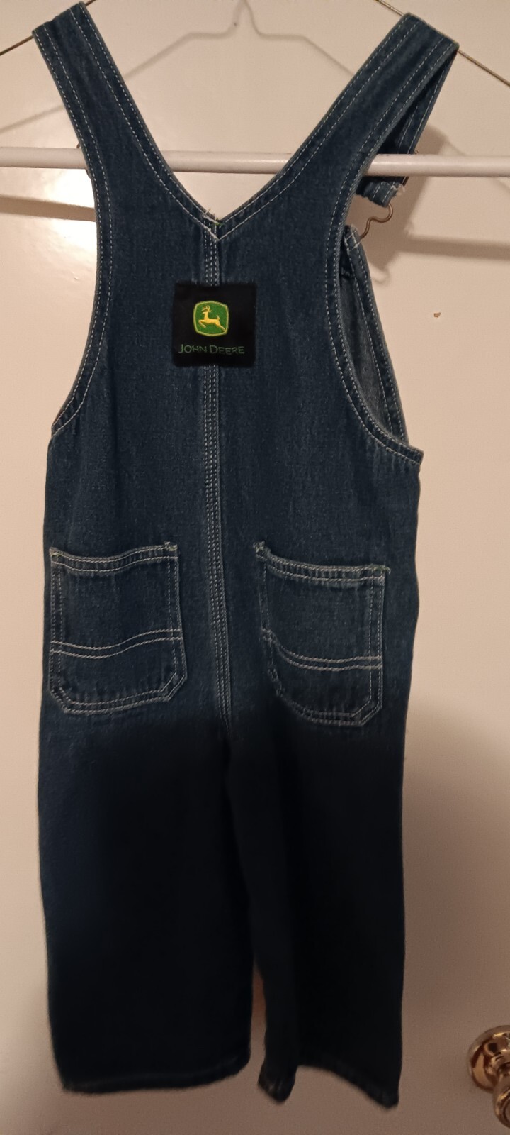 John Deere Overalls Kids Toddler Sz 2T Denim Bibs Coveralls Farm Life
