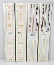 48 Mrs Grossmans Wedding Lace Streamers Design Lines Stickers Gold Silver Prom