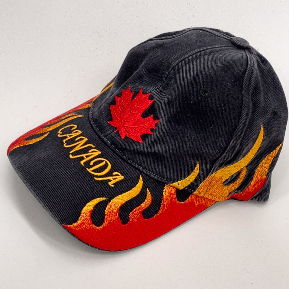 Canada Large Flame Pattern Hat Maple Leaf - image 2
