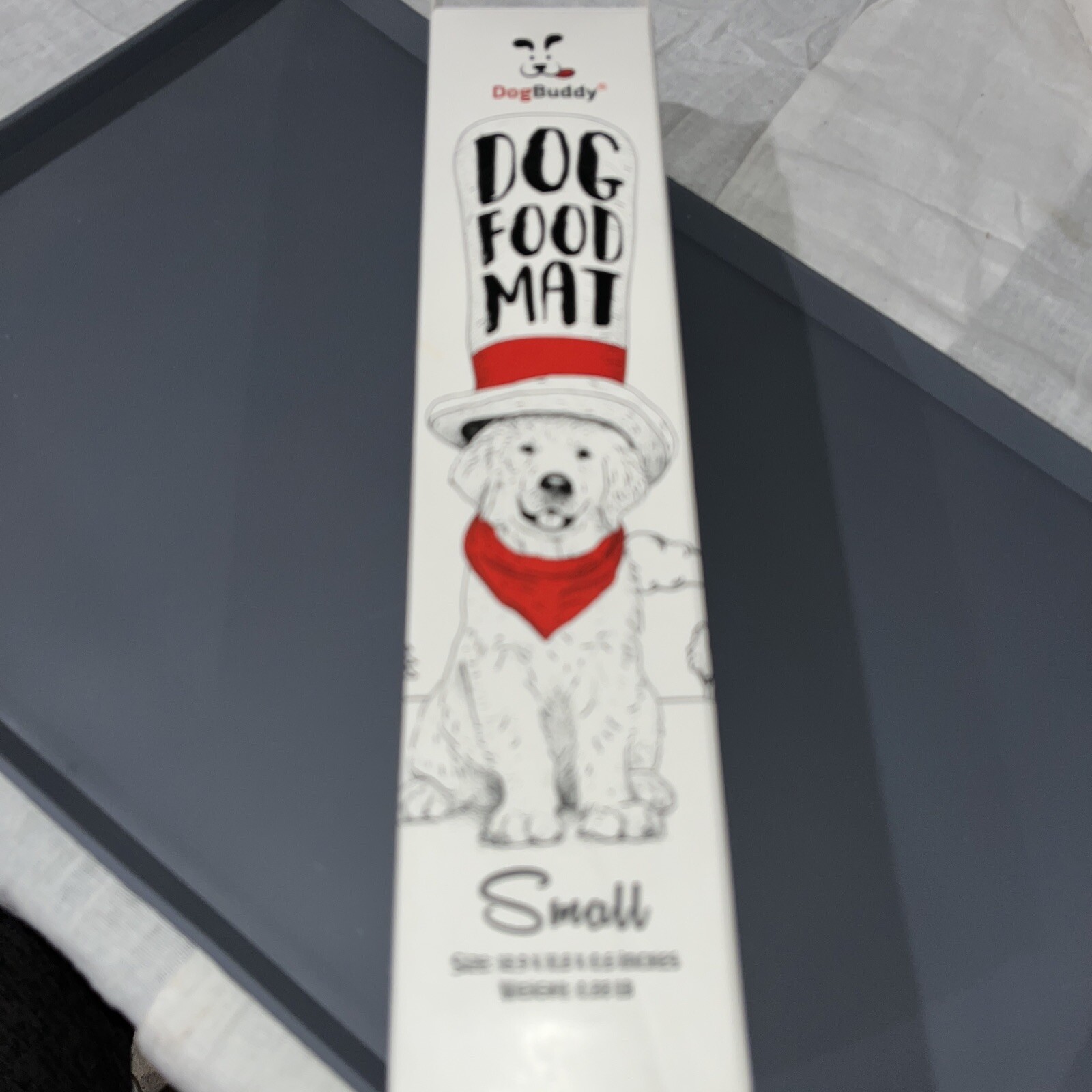 Mat Small Non Slip Dog Food Tray Silicone Small Shadow