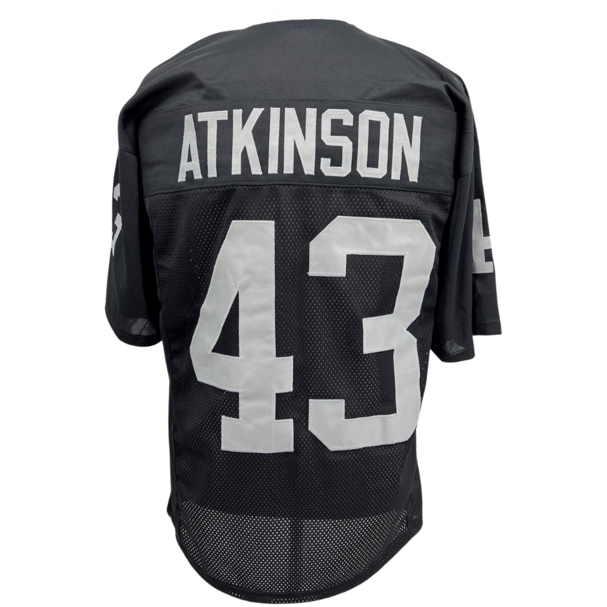 George Atkinson Jersey Black Oakland | S-5XL Unsigned Custom Sewn