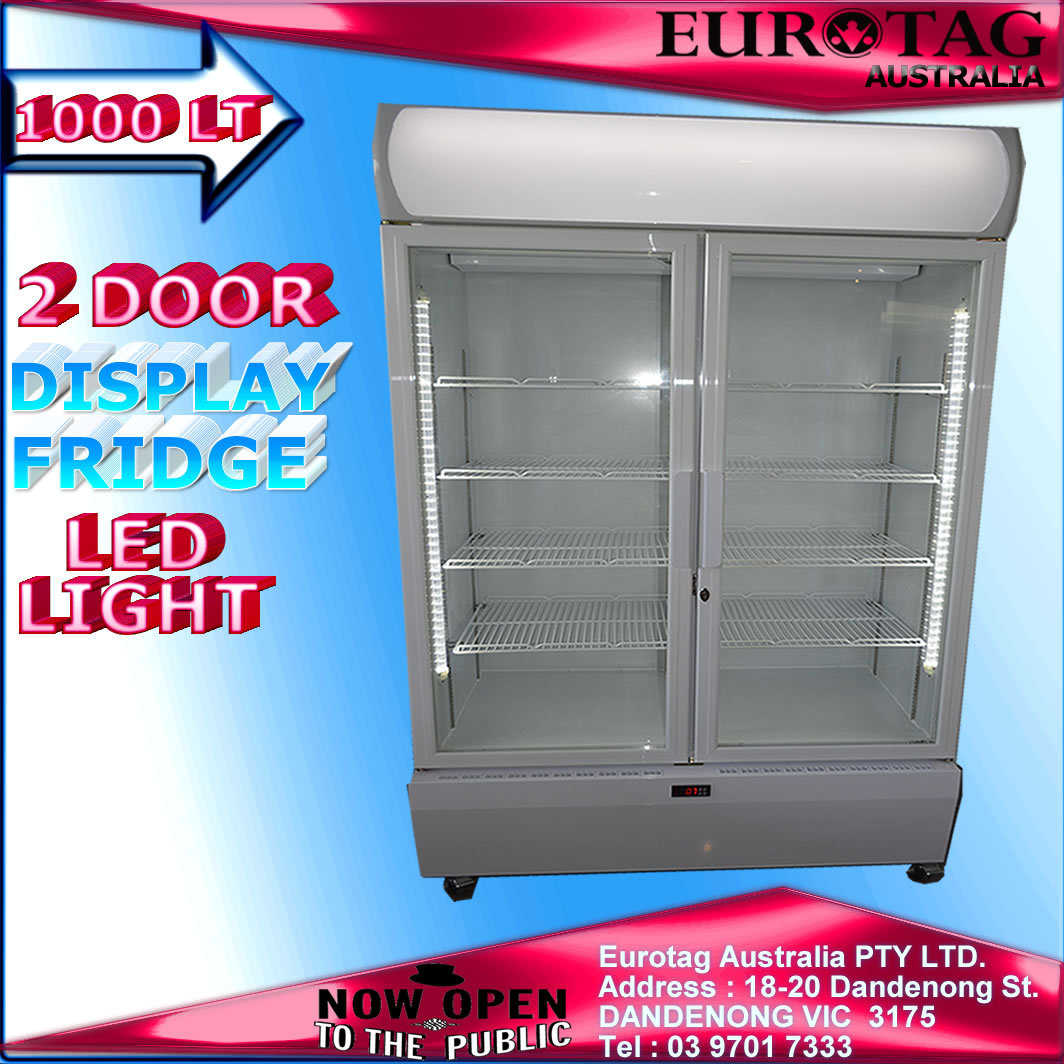 Eurotag 2 Door 1000l Commercial Upright Display Fridge 1year For Sale Online Ebay