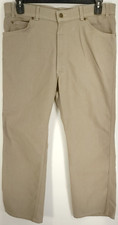 Vintage Levi's With A Skosh More Room Pants Men's 38x30 Khaki Distressed